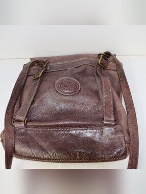 Roots Brown Leather Backpack